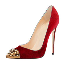 Load image into Gallery viewer, High Heels Suede Leather