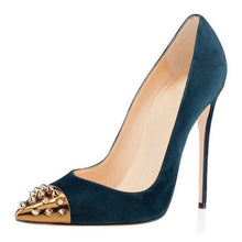 Load image into Gallery viewer, High Heels Suede Leather