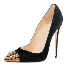 Load image into Gallery viewer, High Heels Suede Leather