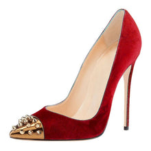 Load image into Gallery viewer, High Heels Suede Leather