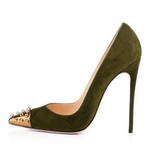 Load image into Gallery viewer, High Heels Suede Leather