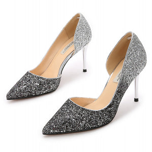 Elegant Fashion Crystal Heels