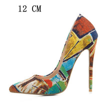Load image into Gallery viewer, High Heels Stiletto Camouflage