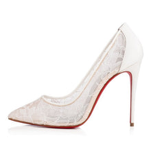 Load image into Gallery viewer, New Arrival Black White Mesh High Heel